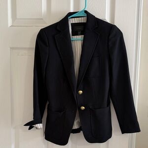 J. Crew Navy Blazer with Gold Buttons